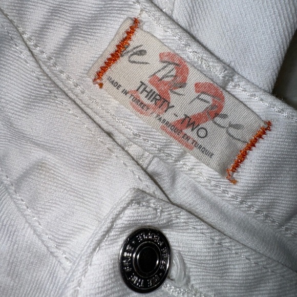 Free People White Distressed Jeans - Picture 3 of 5